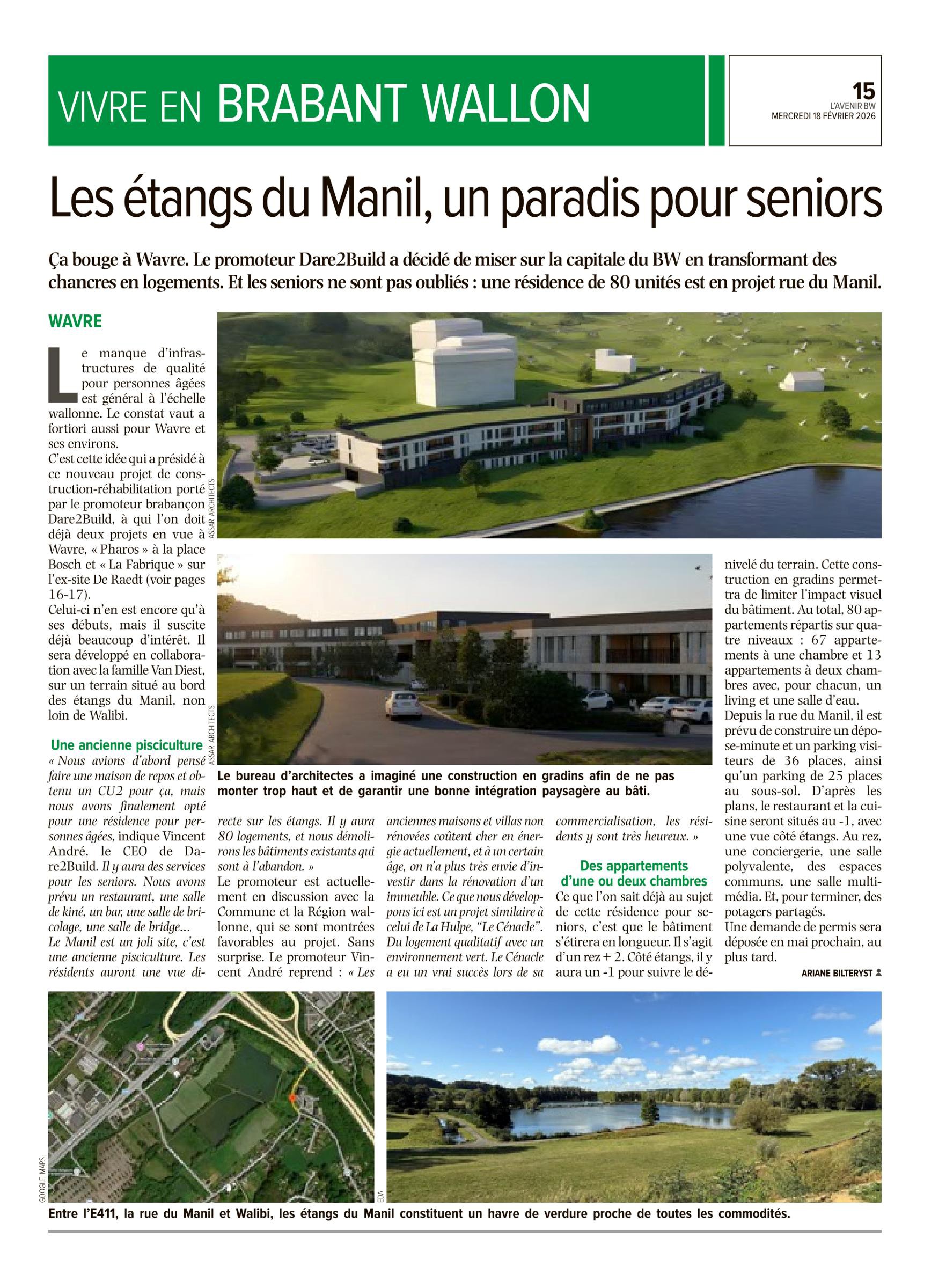 Dare2Build mis en lumière dans  L’ Avenir !